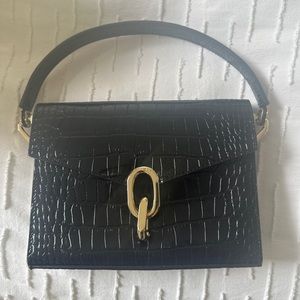 Anine Bing - Colette Top Handle Bag - black leather
